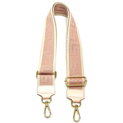 Jacquard Shoulder Strap Vibrant Color Mix - Made In Italy