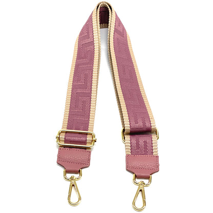 Jacquard Shoulder Strap Vibrant Color Mix - Made In Italy