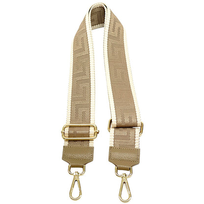 Jacquard Shoulder Strap Vibrant Color Mix - Made In Italy