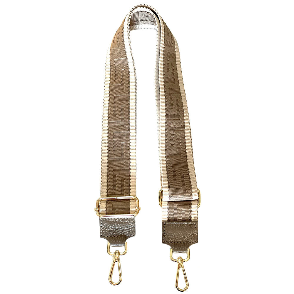 Jacquard Shoulder Strap Vibrant Color Mix - Made In Italy
