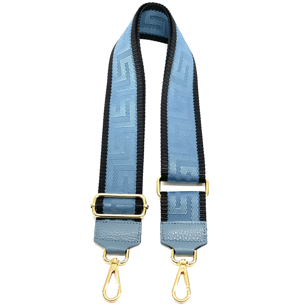 Jacquard Shoulder Strap Vibrant Color Mix - Made In Italy