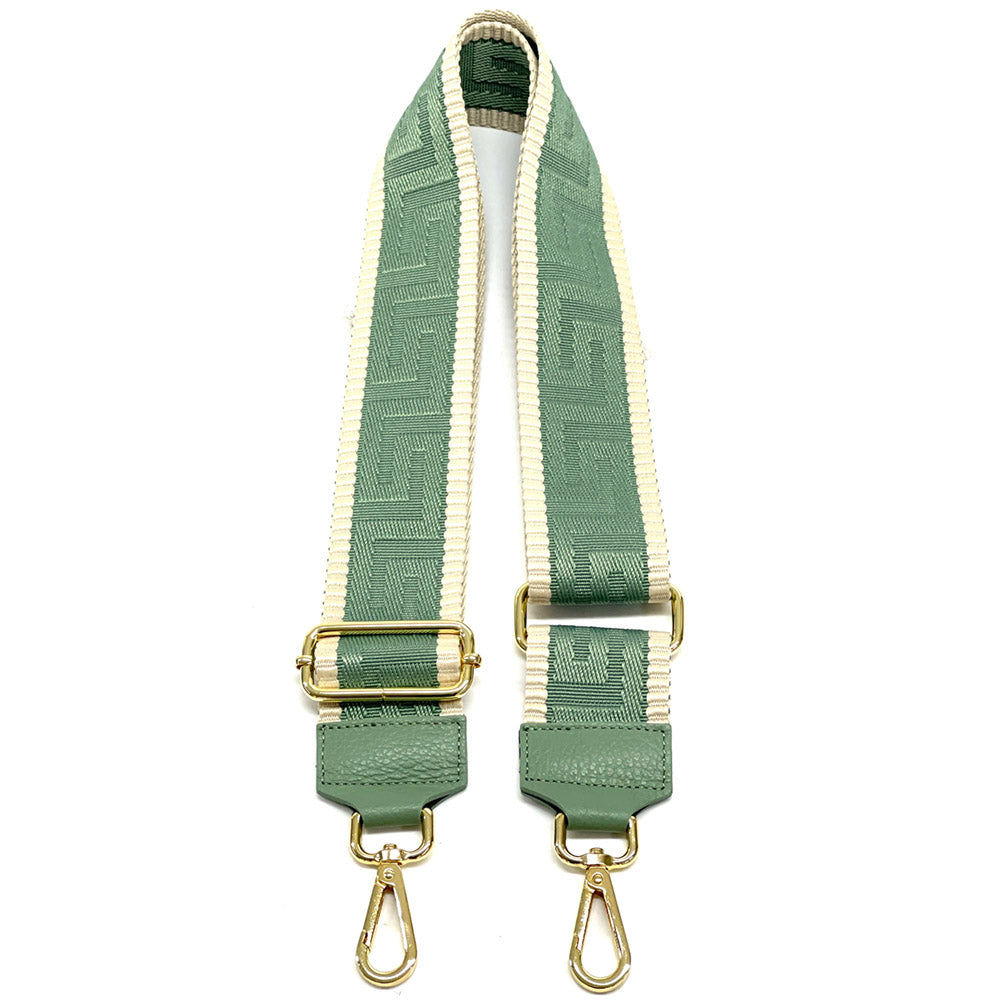 Jacquard Shoulder Strap Vibrant Color Mix - Made In Italy