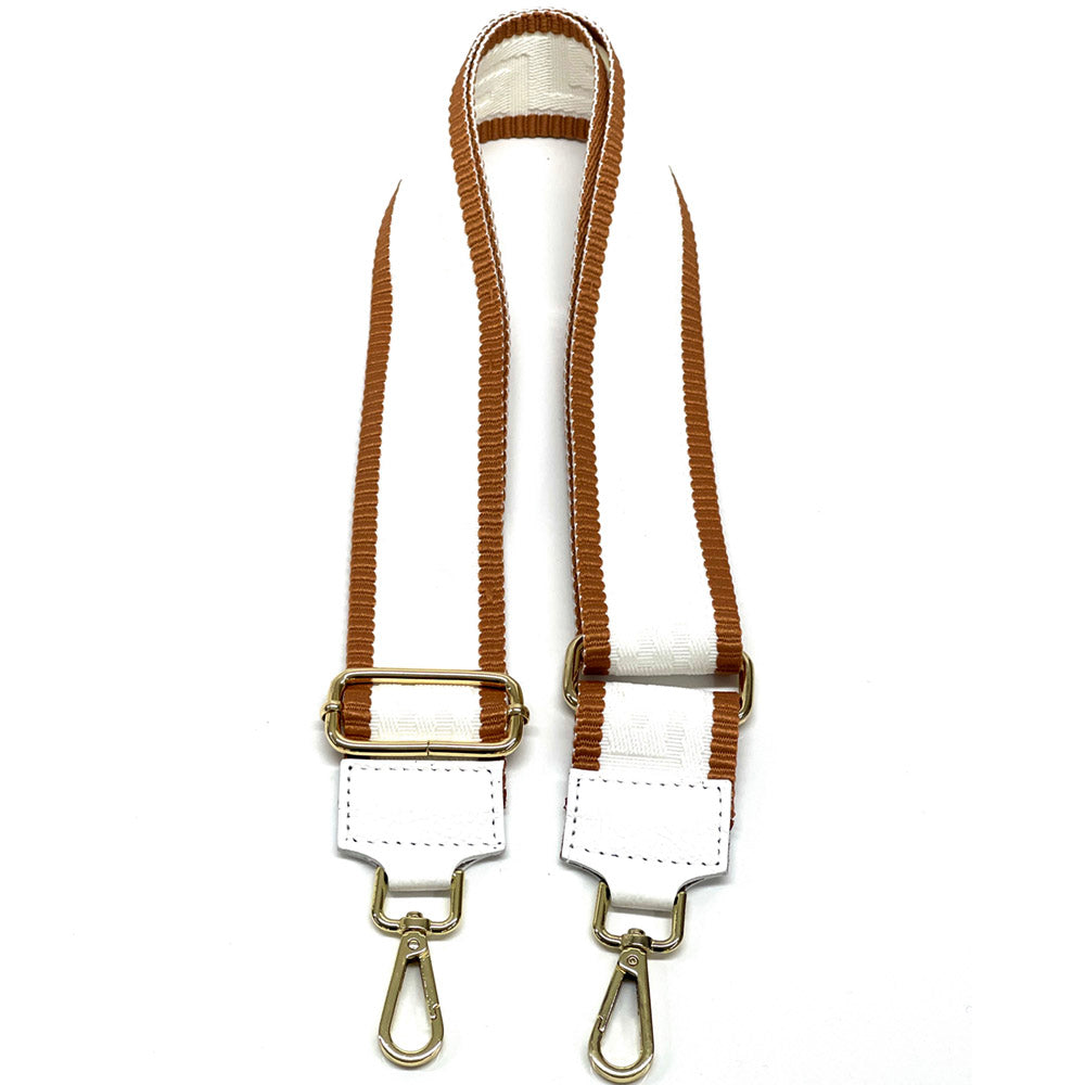 Jacquard Shoulder Strap Vibrant Color Mix - Made In Italy