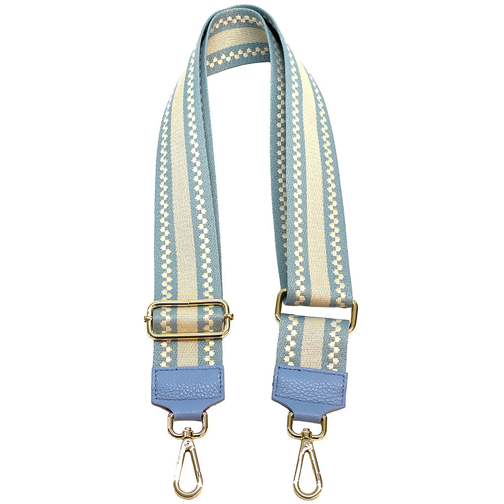 Jacquard Shoulder Strap - Minimalist Stripes - Made In Italy