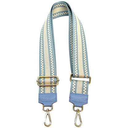 Jacquard Shoulder Strap - Minimalist Stripes - Made In Italy