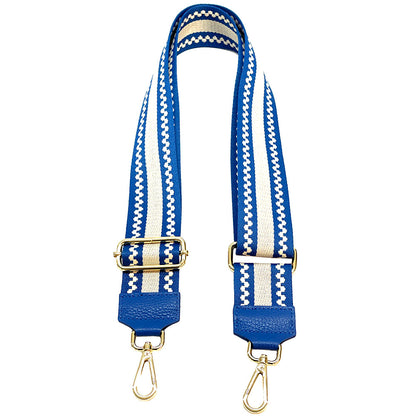 Jacquard Shoulder Strap - Minimalist Stripes - Made In Italy