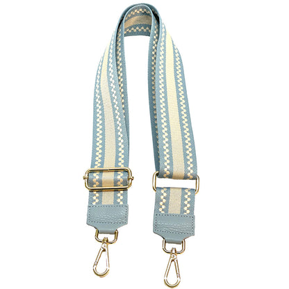 Jacquard Shoulder Strap - Minimalist Stripes - Made In Italy