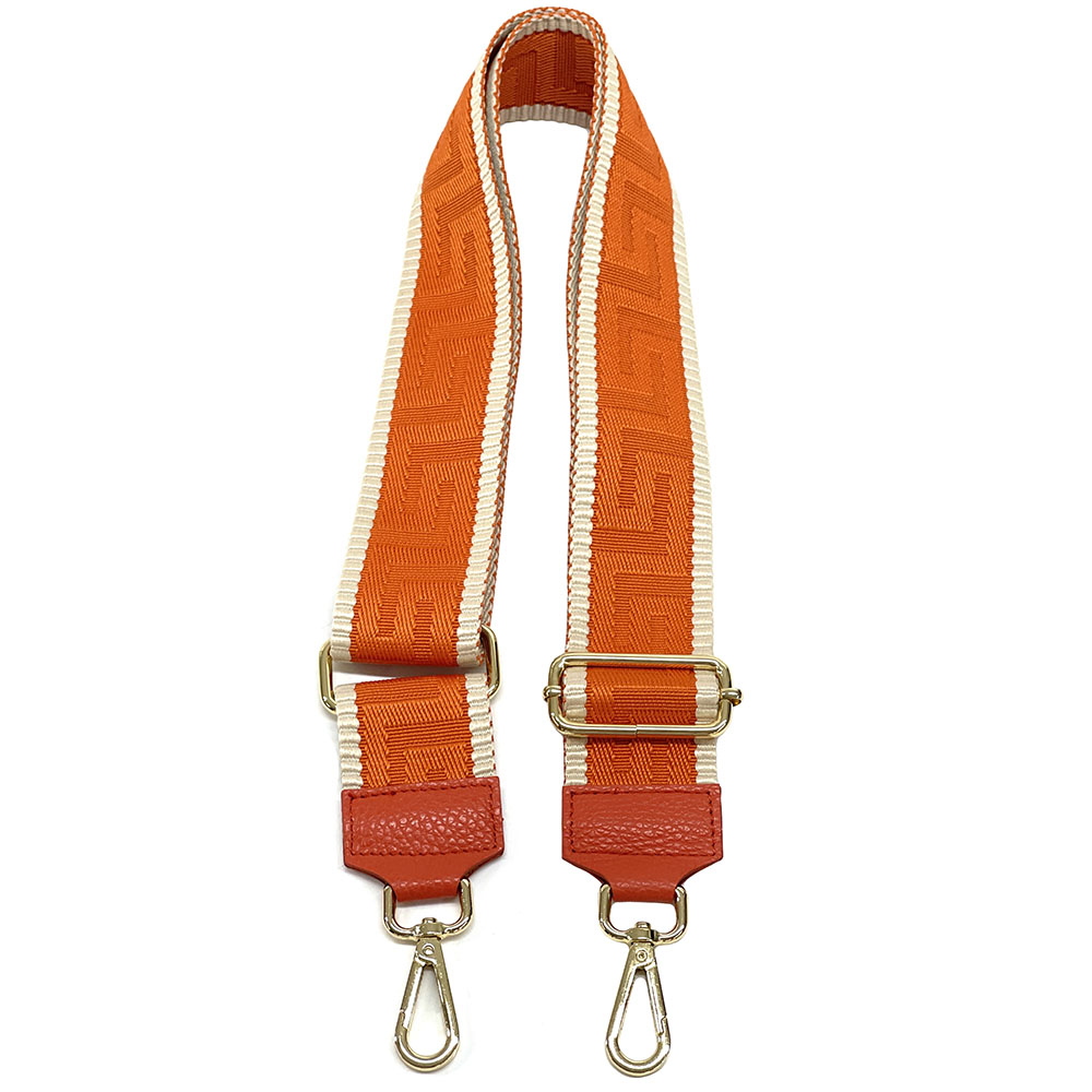 Jacquard Shoulder Strap Vibrant Color Mix - Made In Italy