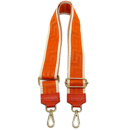 Jacquard Shoulder Strap Vibrant Color Mix - Made In Italy