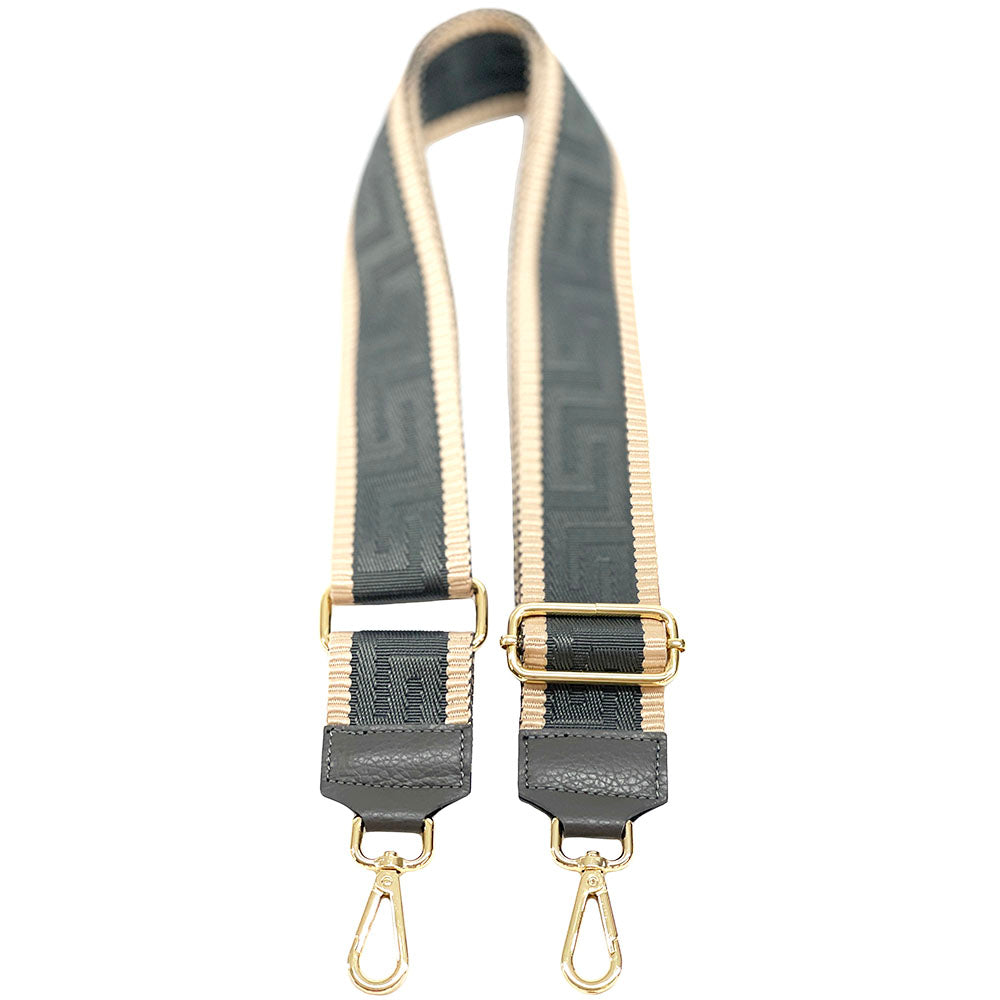 Jacquard Shoulder Strap Vibrant Color Mix - Made In Italy