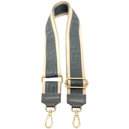 Jacquard Shoulder Strap Vibrant Color Mix - Made In Italy
