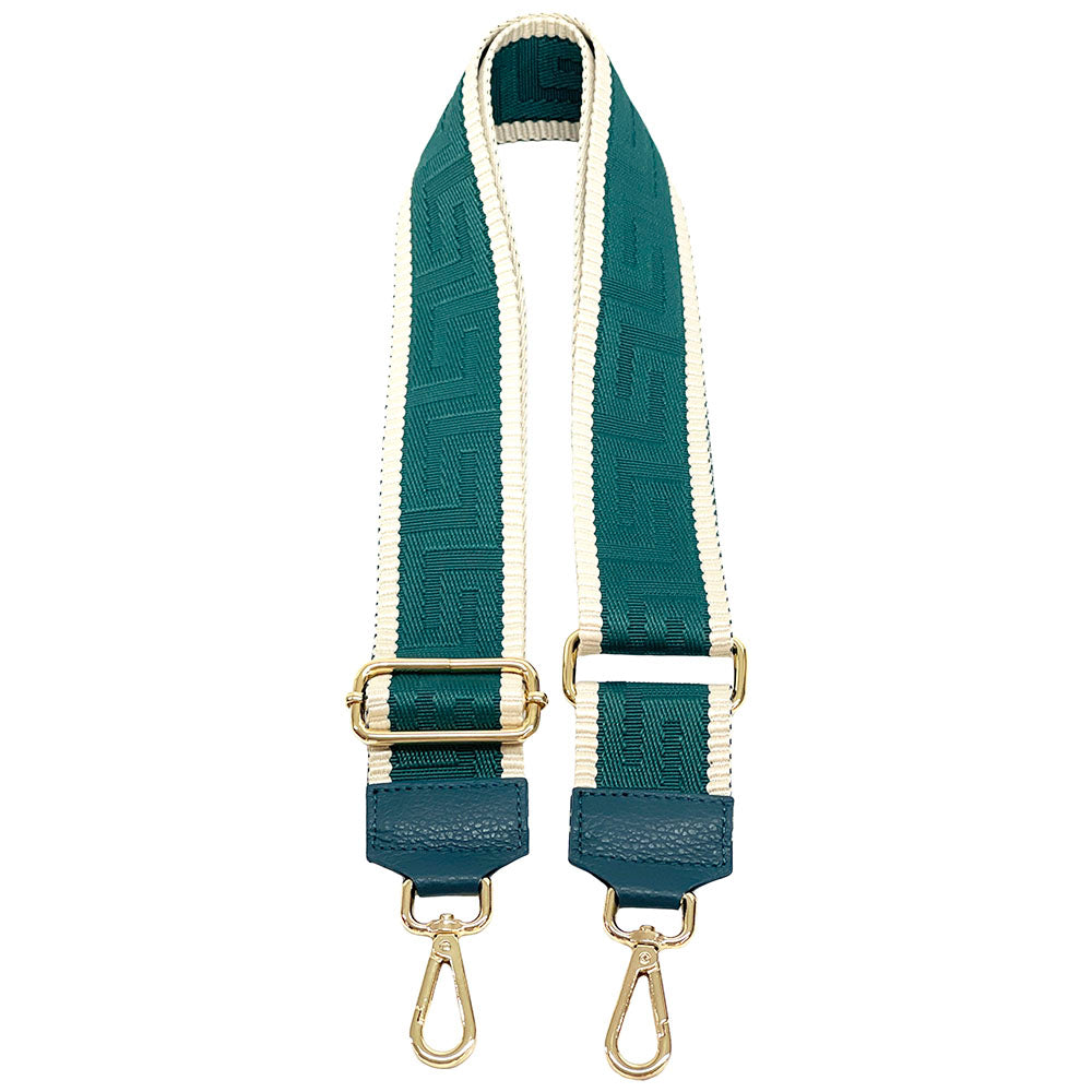 Jacquard Shoulder Strap Vibrant Color Mix - Made In Italy