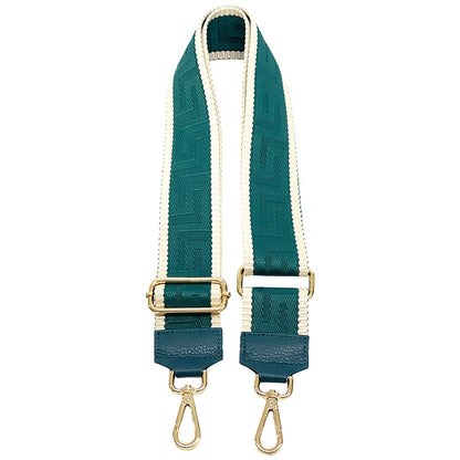 Jacquard Shoulder Strap Vibrant Color Mix - Made In Italy