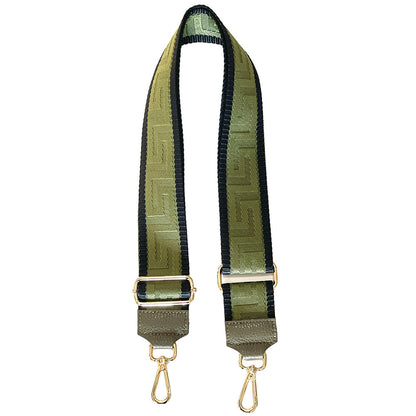 Jacquard Shoulder Strap Vibrant Color Mix - Made In Italy