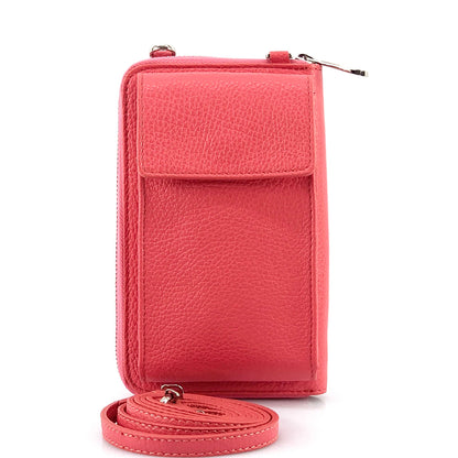 Ava Leather Phone Bag &amp; Wallet - Made In Italy