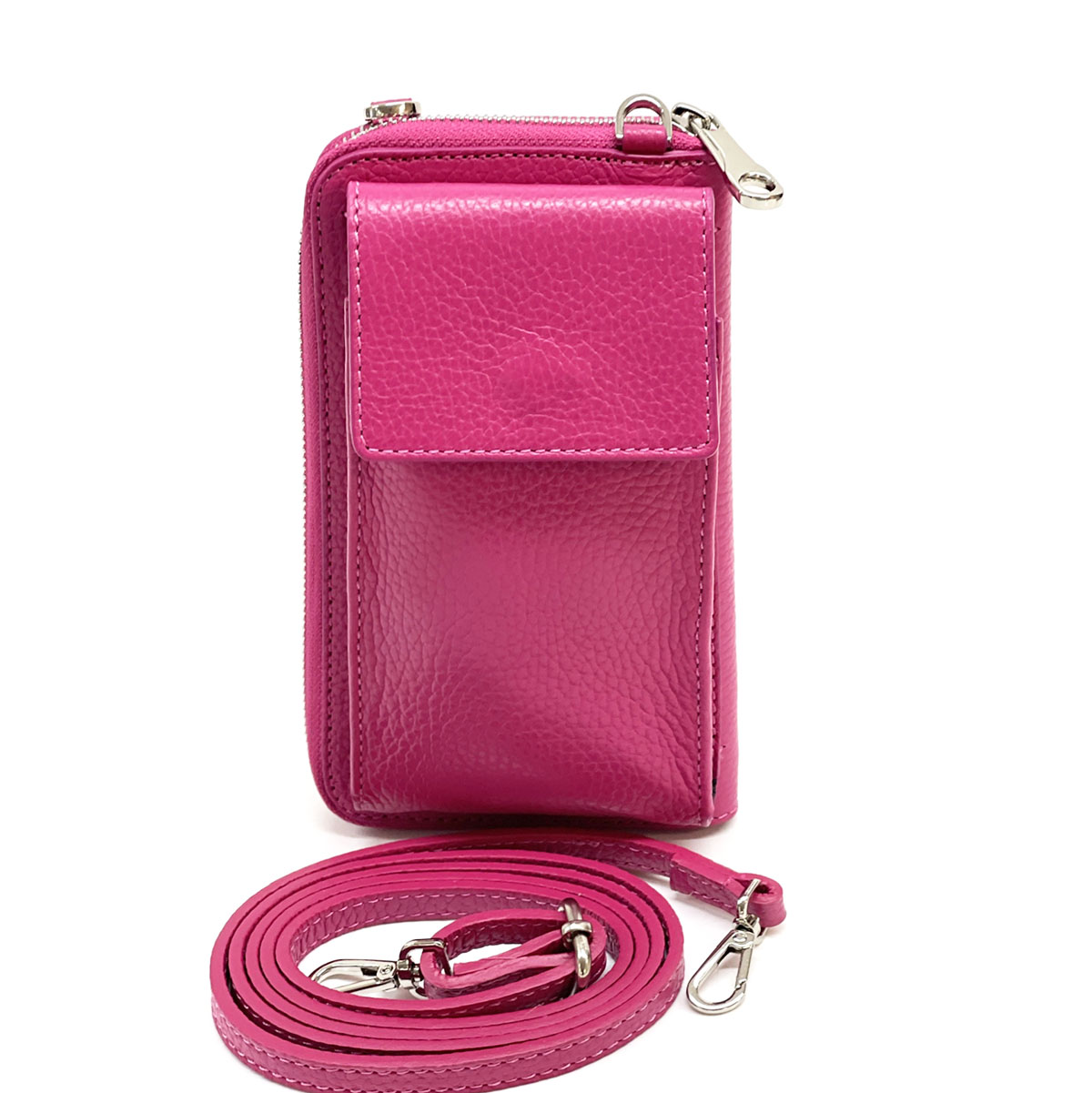 Ava Leather Phone Bag &amp; Wallet - Made In Italy