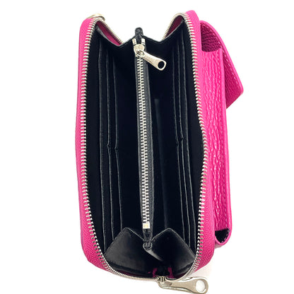 Ava Leather Phone Bag &amp; Wallet - Made In Italy