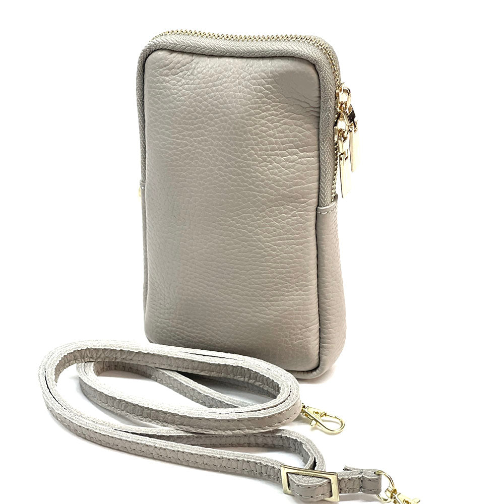Alexis Italian Mini Leather Crossbody Bag - Made In Italy