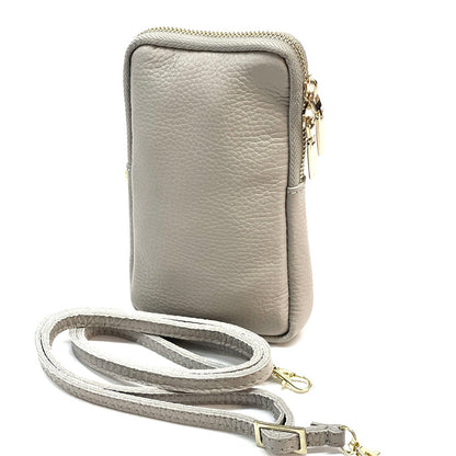 Alexis Italian Mini Leather Crossbody Bag - Made In Italy