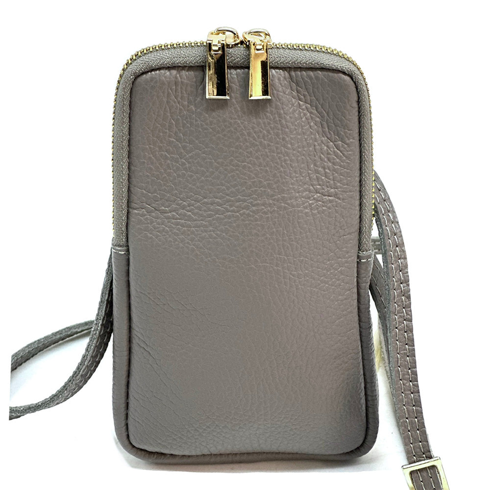 Alexis Italian Mini Leather Crossbody Bag - Made In Italy