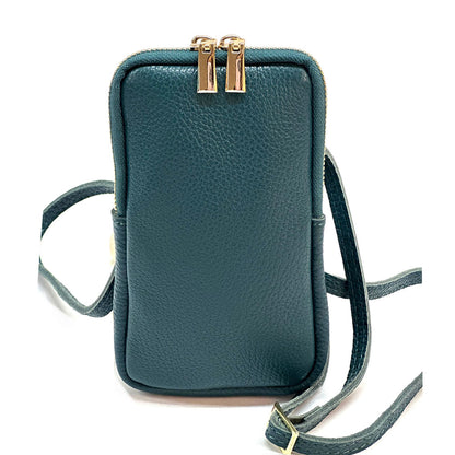 Alexis Italian Mini Leather Crossbody Bag - Made In Italy