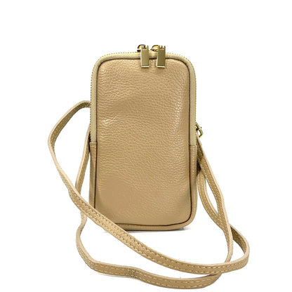 Alexis Italian Mini Leather Crossbody Bag - Made In Italy