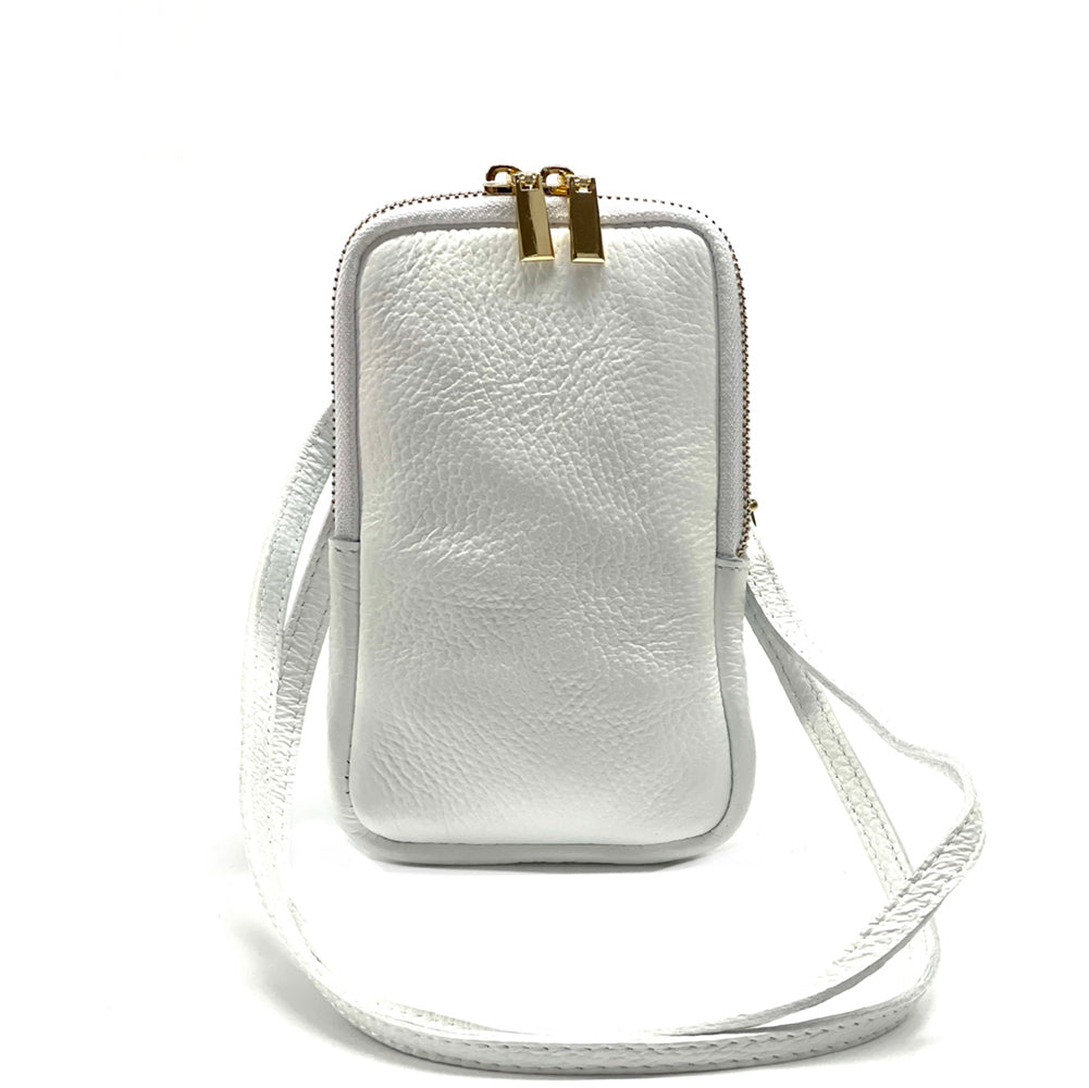 Alexis Italian Mini Leather Crossbody Bag - Made In Italy