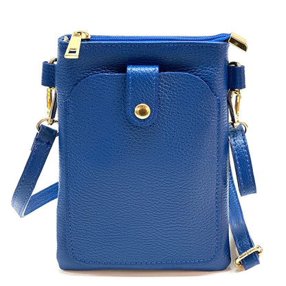 Eterna Leather Crossbody Bag - Made In Italy