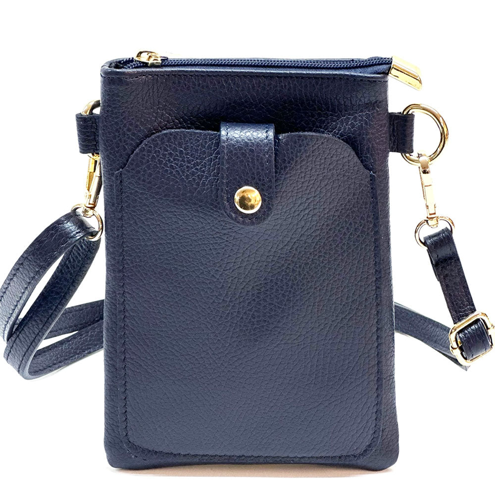 Eterna Leather Crossbody Bag - Made In Italy