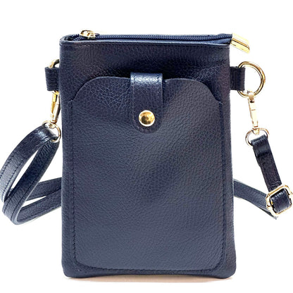 Eterna Leather Crossbody Bag - Made In Italy