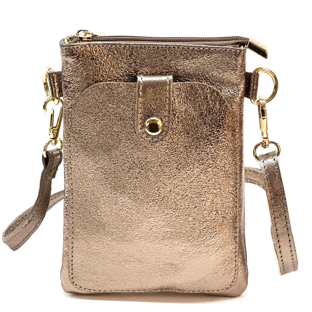 Eterna Leather Crossbody Bag - Made In Italy