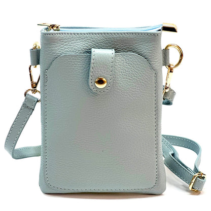 Eterna Leather Crossbody Bag - Made In Italy