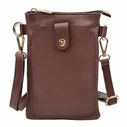 Eterna Leather Crossbody Bag - Made In Italy