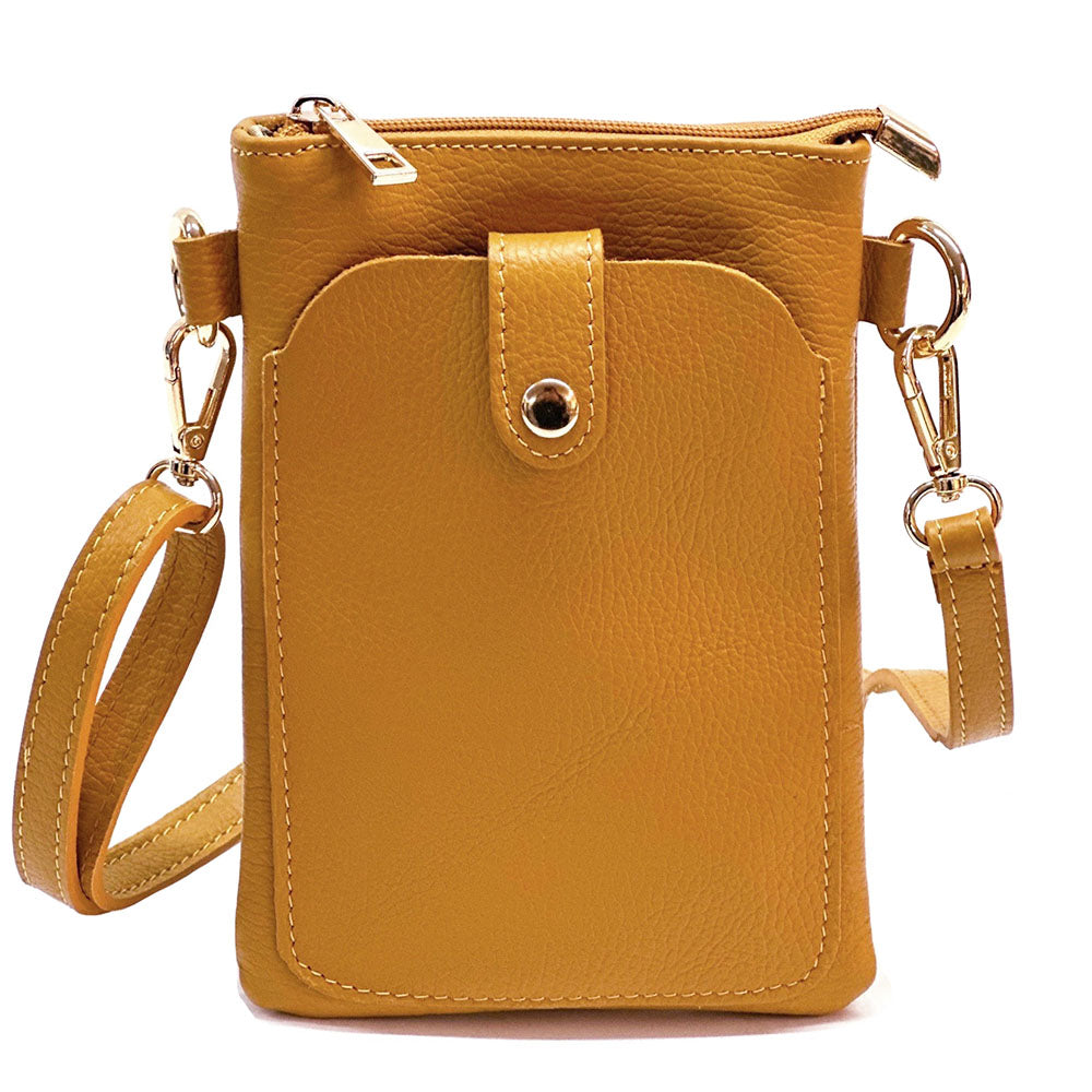 Eterna Leather Crossbody Bag - Made In Italy