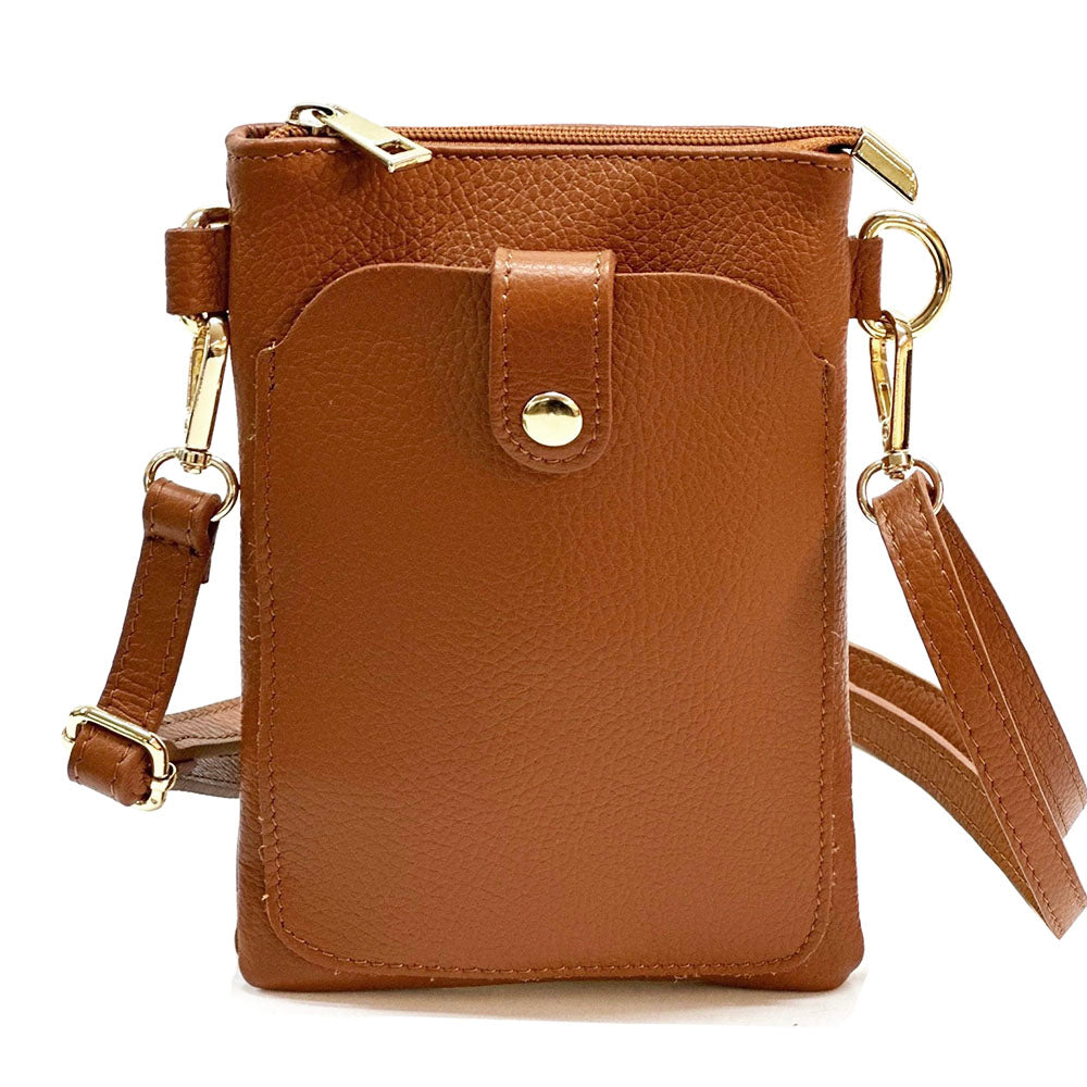 Eterna Leather Crossbody Bag - Made In Italy