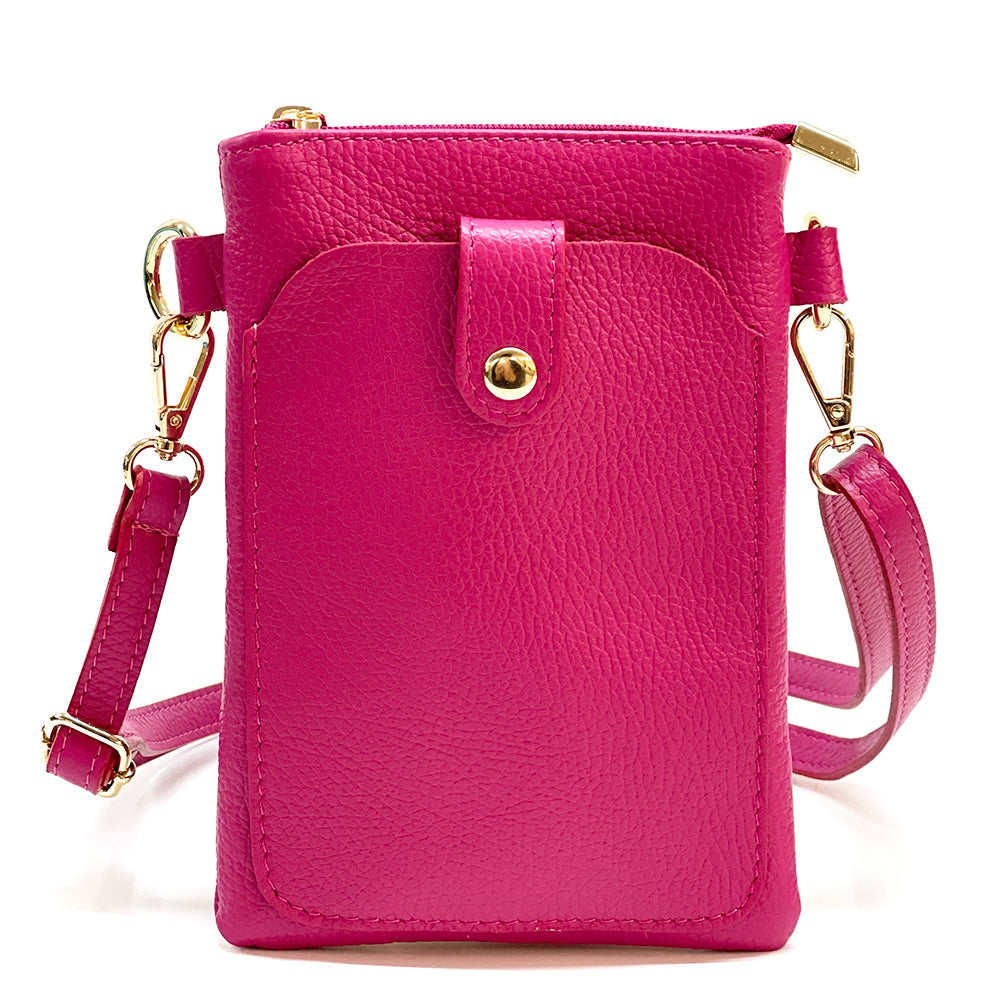 Eterna Leather Crossbody Bag - Made In Italy