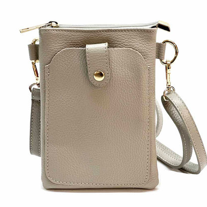 Eterna Leather Crossbody Bag - Made In Italy