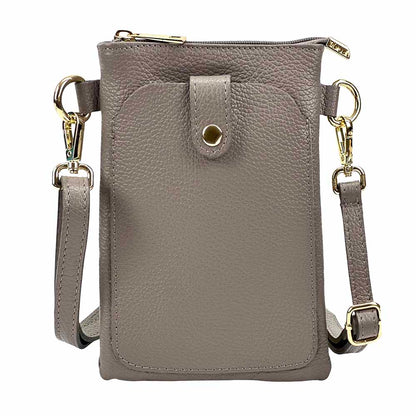 Eterna Leather Crossbody Bag - Made In Italy