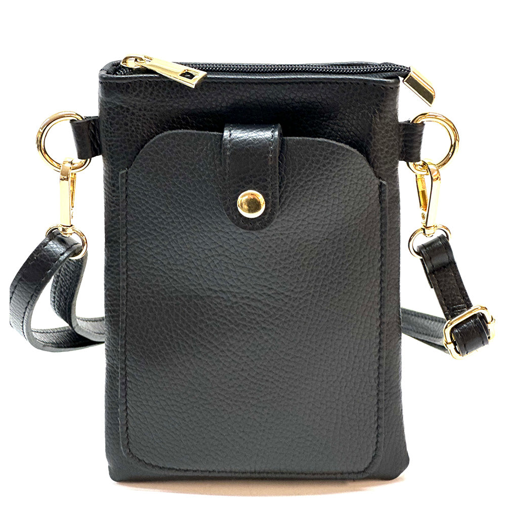 Eterna Leather Crossbody Bag - Made In Italy
