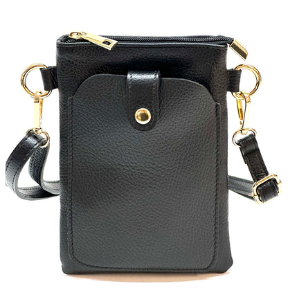 Eterna Leather Crossbody Bag - Made In Italy