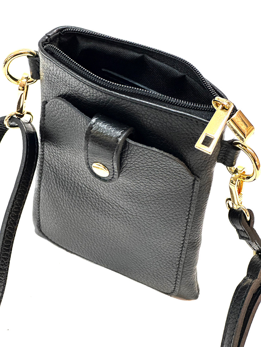 Eterna Leather Crossbody Bag - Made In Italy
