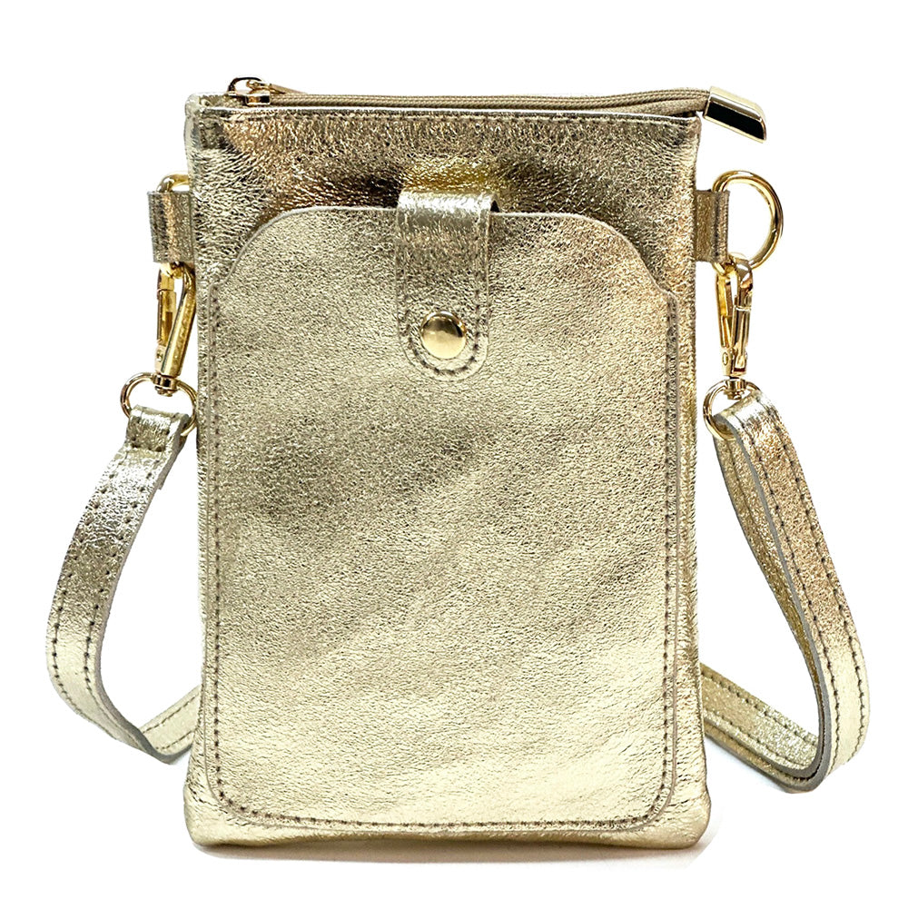 Eterna Leather Crossbody Bag - Made In Italy