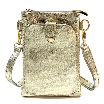 Eterna Leather Crossbody Bag - Made In Italy