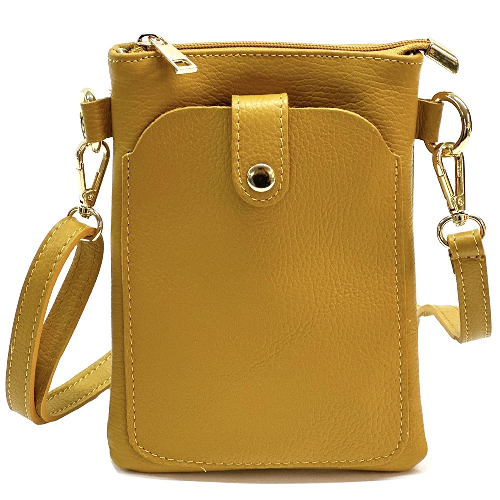 Eterna Leather Crossbody Bag - Made In Italy