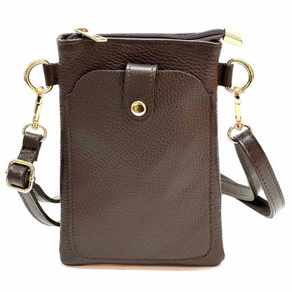 Eterna Leather Crossbody Bag - Made In Italy