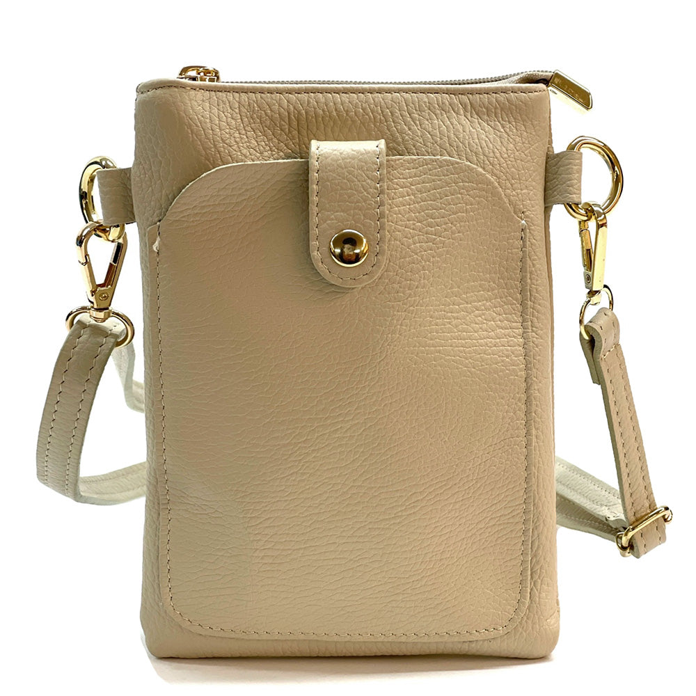 Eterna Leather Crossbody Bag - Made In Italy