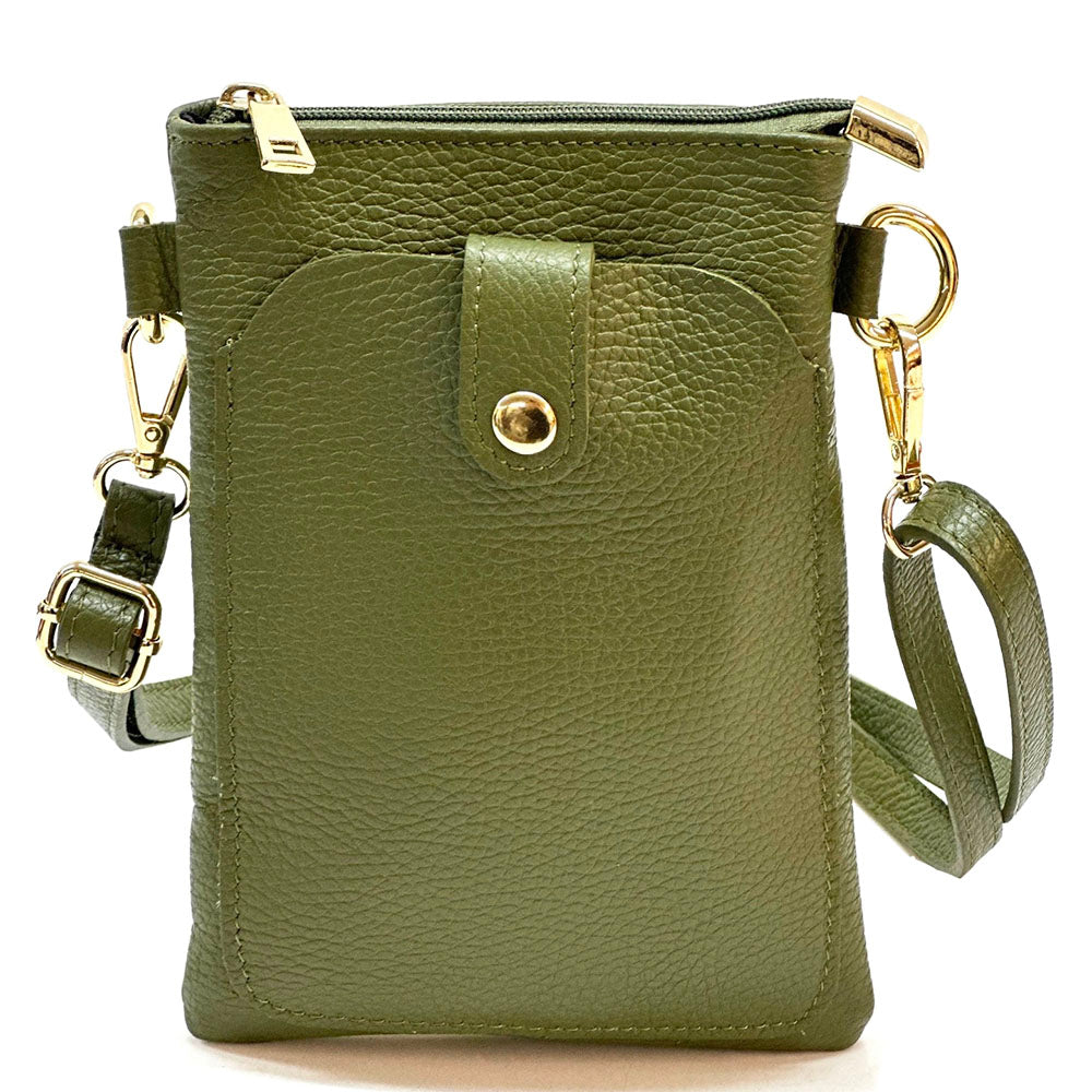 Eterna Leather Crossbody Bag - Made In Italy