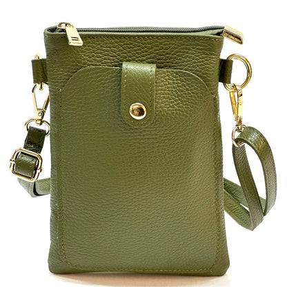 Eterna Leather Crossbody Bag - Made In Italy