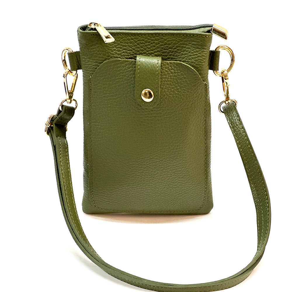 Eterna Leather Crossbody Bag - Made In Italy