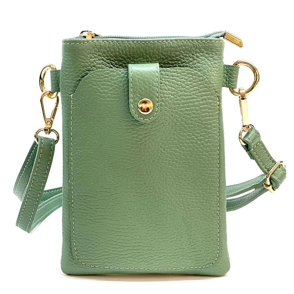 Eterna Leather Crossbody Bag - Made In Italy